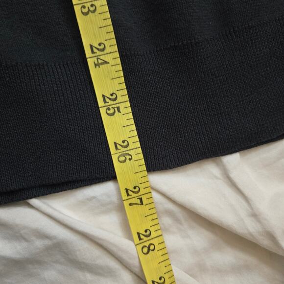 Polo Ralph Lauren Sweater Vest Size L Navy Blue Pima Cotton Purple Logo - Picture 12 of 13